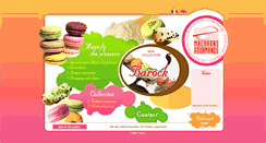 Desktop Screenshot of macarons-gourmands.fr